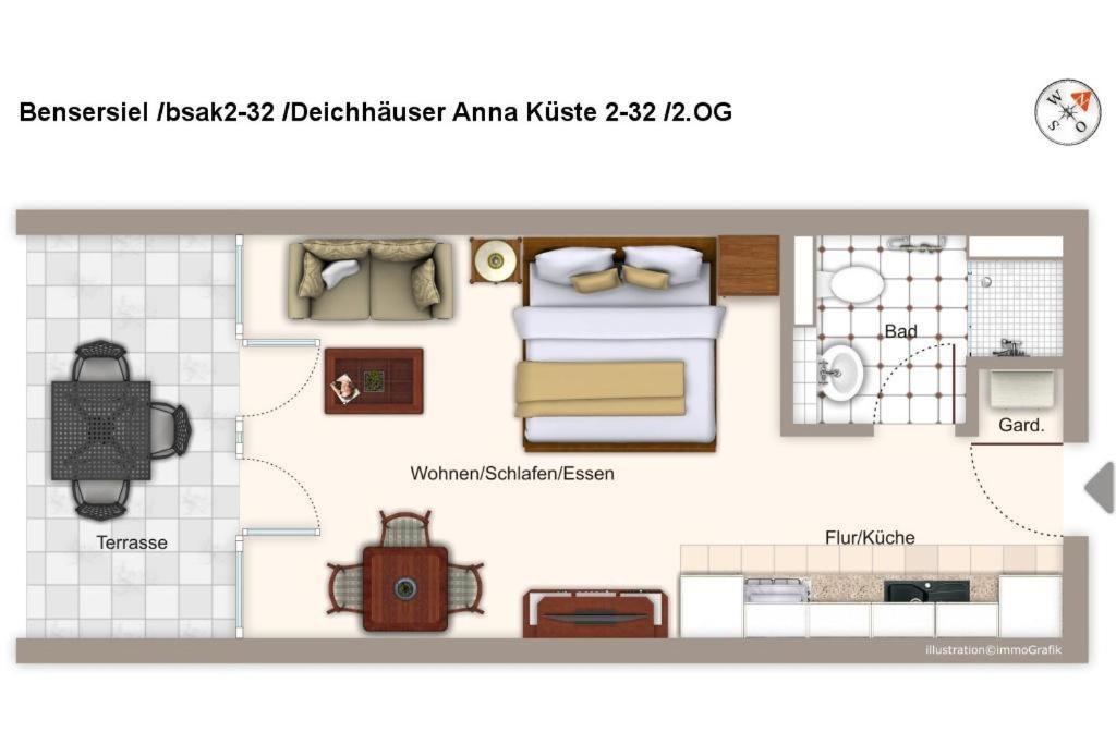 Deichhaeuser Anna Kueste Deichhaeuser Anna Kueste 2-32 Bensersiel Esterno foto
